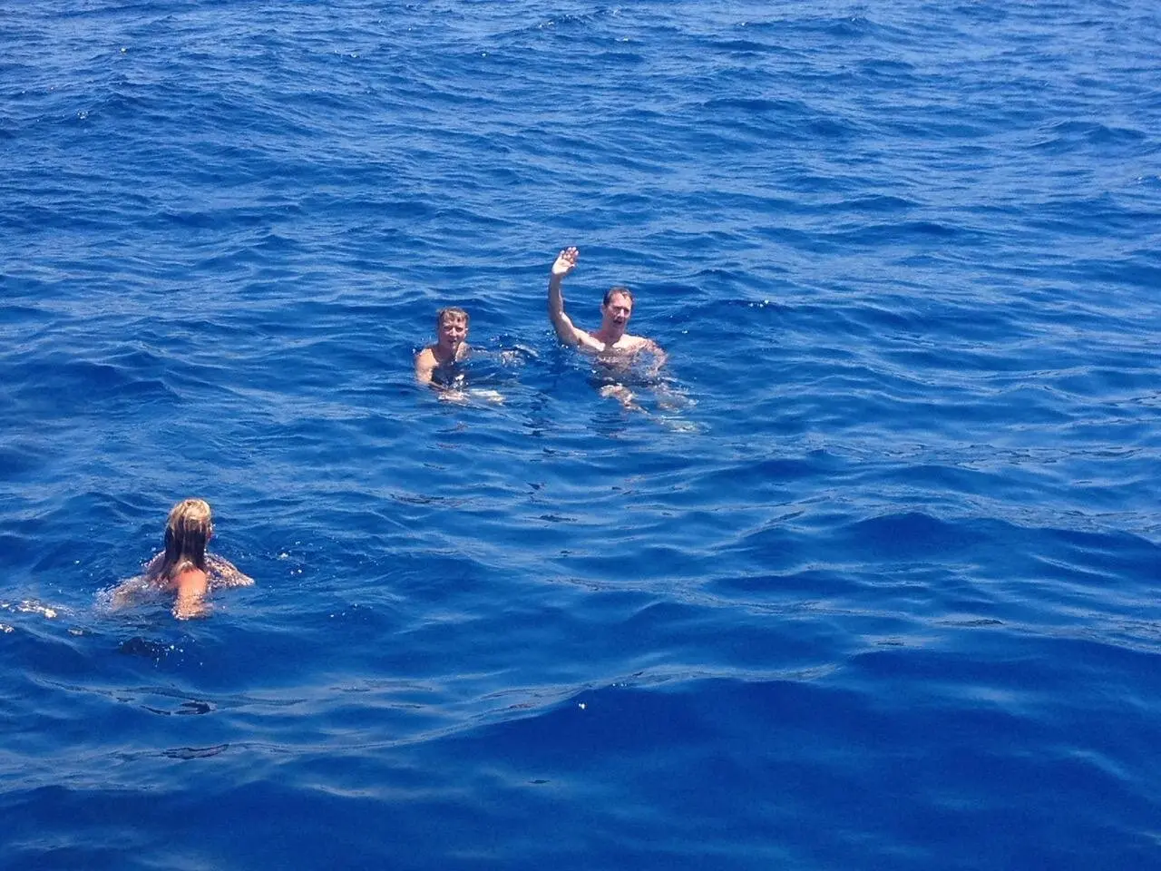 Guests swimming near Tandemeer