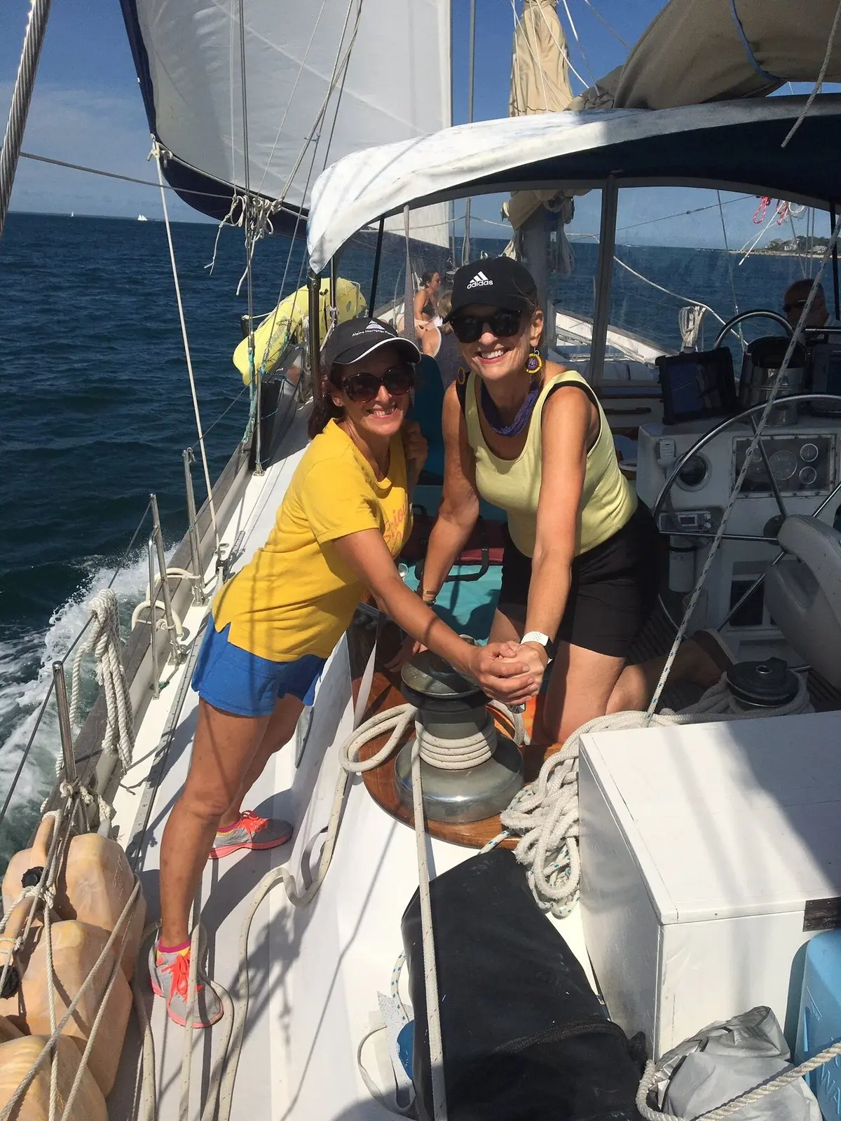 Guests celebrating together aboard Tandemeer